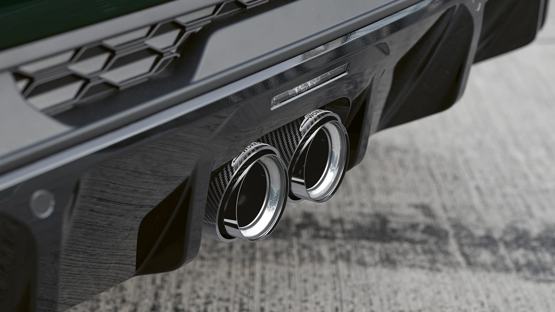 MINI John Cooper Works - Вихлопна труба - Карбон